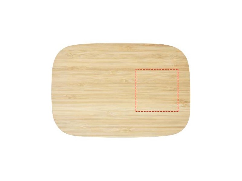 Tite roestvrijstalen lunchtrommel met bamboe deksel