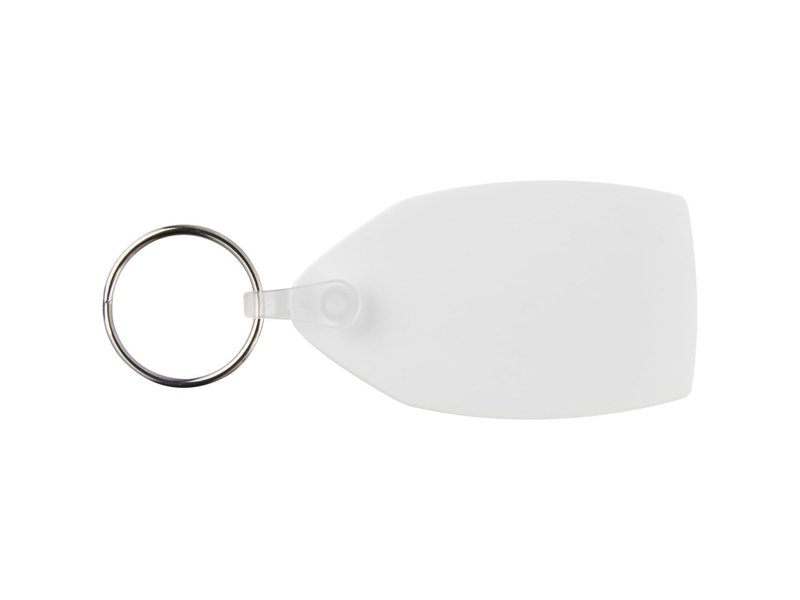 Tait rechthoekige gerecyclede sleutelhanger