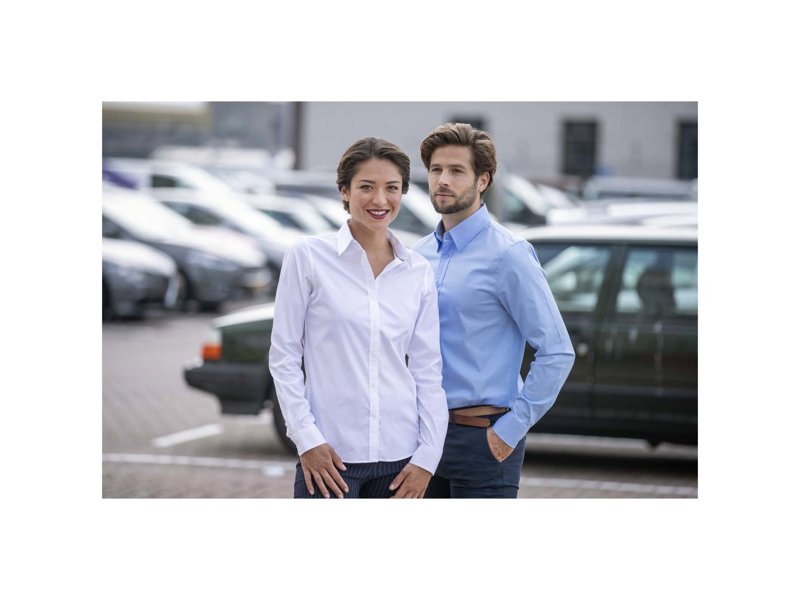 Hamell stretch heren overhemd met lange mouwen Hamell stretch heren overhemd met lange mouwen