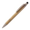 Balpen bamboe en tarwestro met stylus Balpen bamboe en tarwestro met stylus