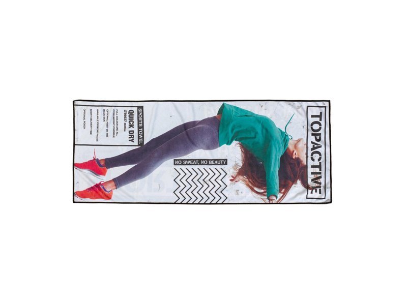 Sneldrogende sporthanddoek met custom-made print