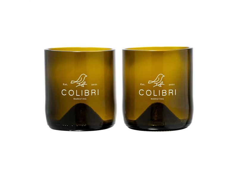 Rebottled® Short Tumbler 2-pack set glazen