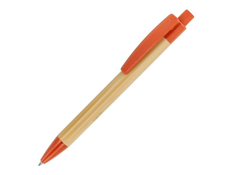 Ball pen bamboe met tarwestro