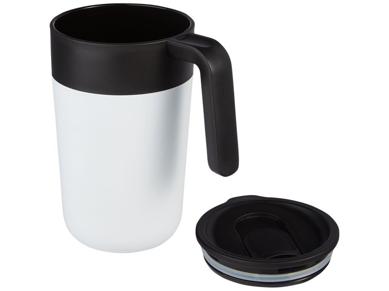 Nordia 400 ml dubbelwandige gerecyclede mok Nordia 400 ml dubbelwandige gerecyclede mok