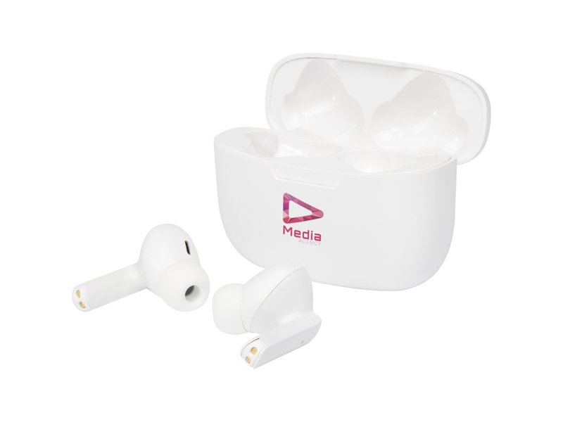 Essos 2.0 True Wireless automatisch koppelende oordopjes met houder Essos 2.0 True Wireless automatisch koppelende oordopjes met houder