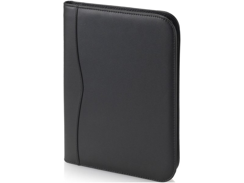 Ebony A4 portfolio met ritssluiting