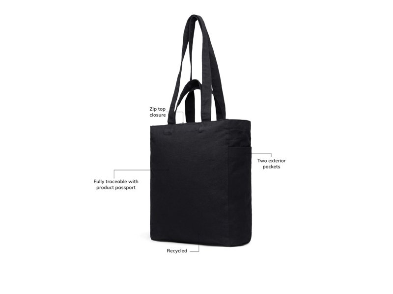 VINGA Hilo AWARE™ gerecycled canvas tas met ritssluiting VINGA Hilo AWARE™ gerecycled canvas tas met ritssluiting