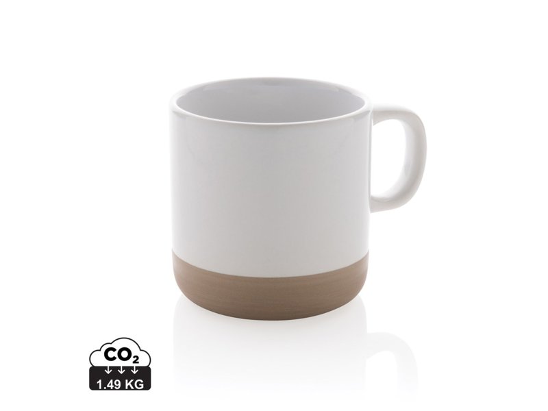 Geglazuurde keramische mok Geglazuurde keramische mok