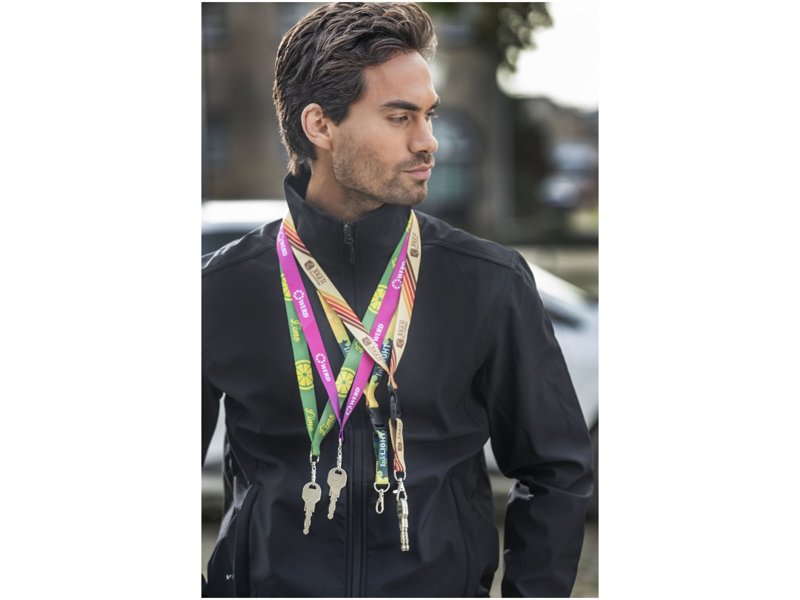 Lana lanyard in kleur (dubbelzijdig) Lana lanyard in kleur (dubbelzijdig)