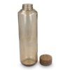 InSideOut Gerecyclede glazen Waterfles ReuuZ met houten dop 650 ml InSideOut Gerecyclede glazen Waterfles ReuuZ met houten dop 650 ml
