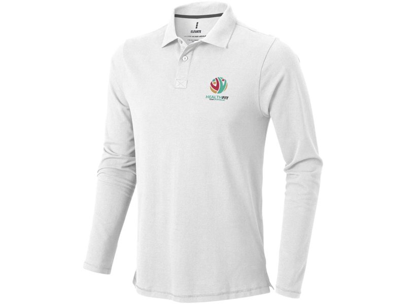 Lange mouwen heren polo » Elevate Oakville | Promotieartikelen