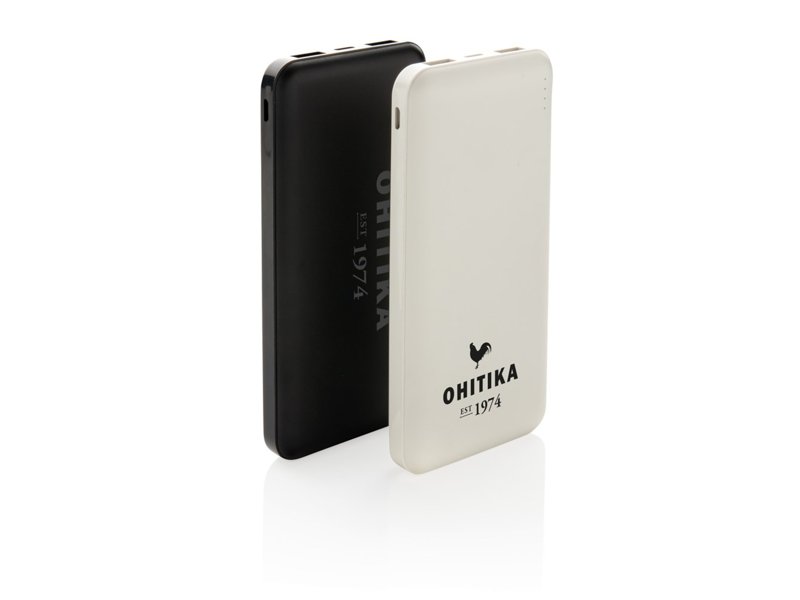 High density 10.000 mAh zakformaat powerbank