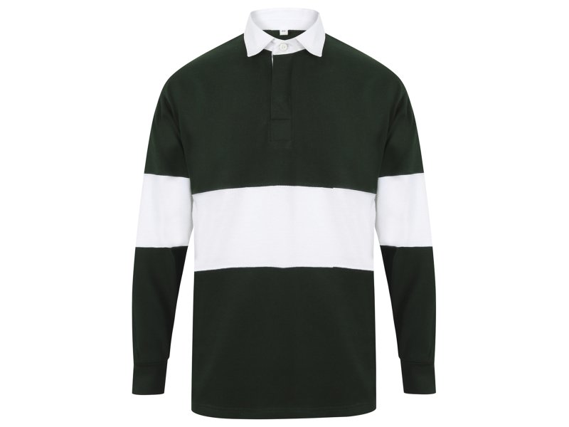 Panelled longsleeve rugby shirt