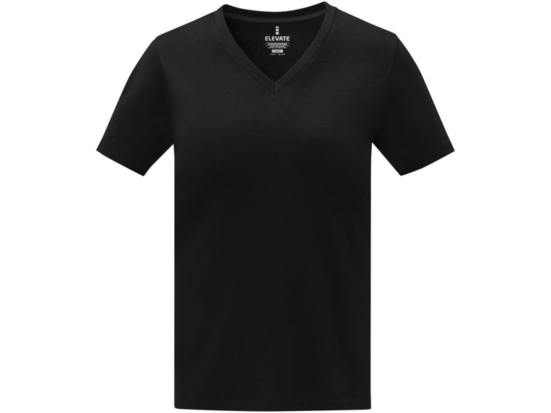 Somoto Dames T-shirt met V-hals en korte mouwen