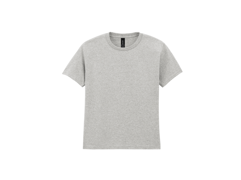 Kinder t-shirt van Gildan, mooie zware kwaliteit shirt, goed te bedrukken met uw logo