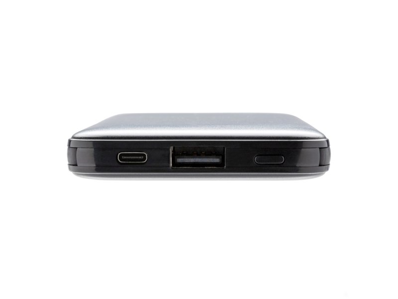 5.000 mAh zakformaat powerbank met geïntegreerde kabels 5.000 mAh zakformaat powerbank met geïntegreerde kabels