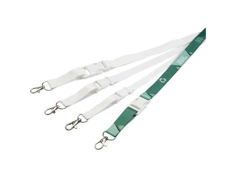 Bucks gerecyclede PET lanyard - dubbelzijdige sublimatie