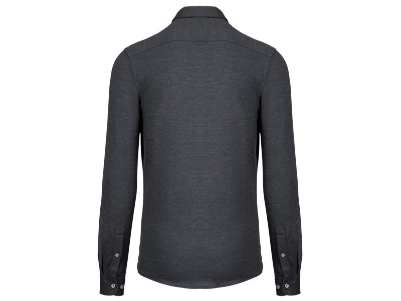 Kariban Jacquard overhemd lange mouwen Kariban Jacquard overhemd lange mouwen