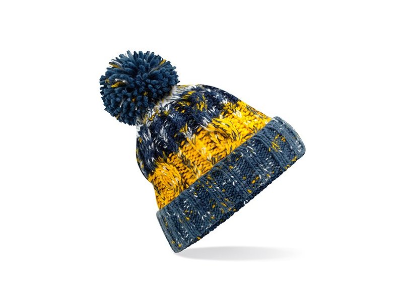 Beechfield - Corkscrew Pom Pom Beanie Beechfield - Corkscrew Pom Pom Beanie