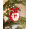 Kerstman sokken balornament SNUG M