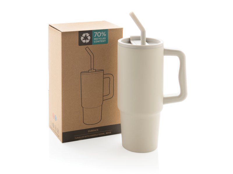 Luxe drinkbeker embrace rvs 900ml Luxe drinkbeker embrace rvs 900ml