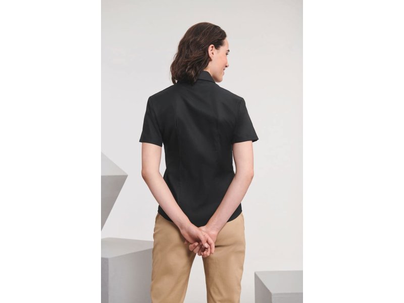 Ladies Oxford shirt SS | Overhemd laten bedrukken | Vanaf € 12,26 p.s