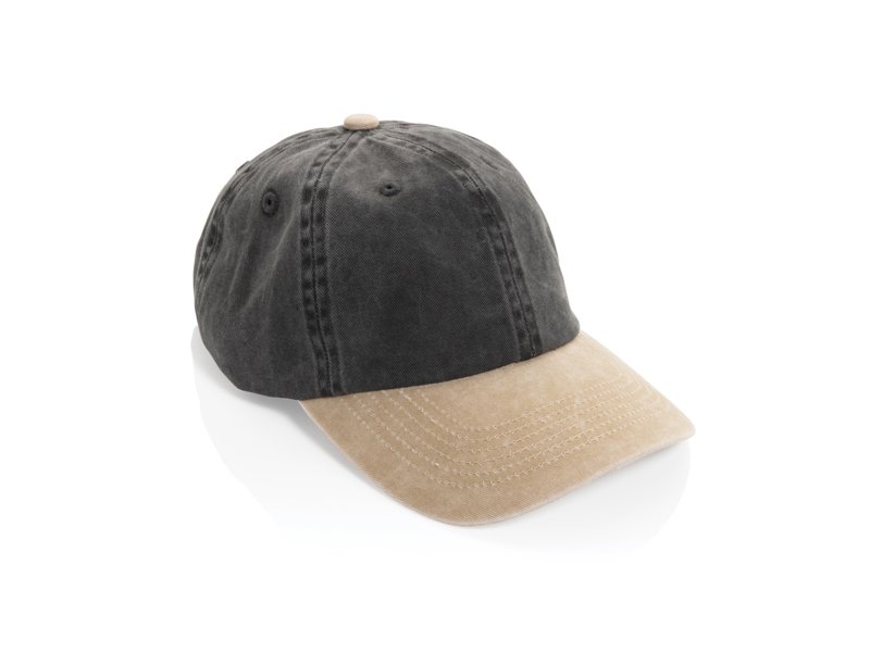 BEAU AWARE™ Washed 6 panel twill two tone cap BEAU AWARE™ Washed 6 panel twill two tone cap