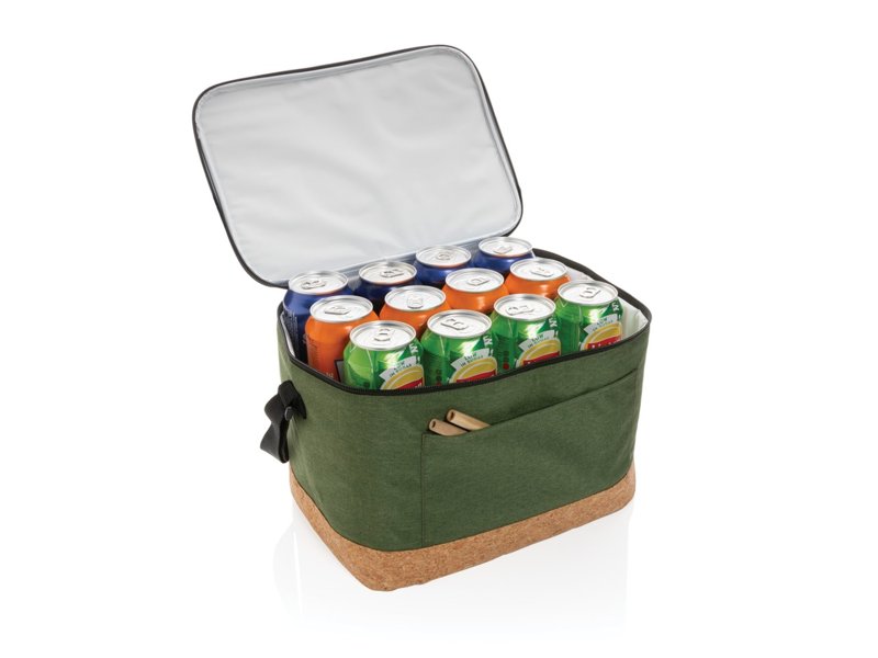 Impact AWARE™ XL RPET two tone koeltas met kurken detail Impact AWARE™ XL RPET two tone koeltas met kurken detail