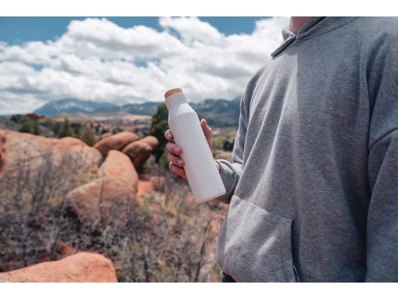 Gaia RCS-gecertificeerde gerecyclede rvs vacuümfles Gaia RCS-gecertificeerde gerecyclede rvs vacuümfles