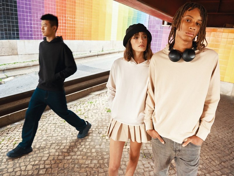 Iqoniq Yengo recycled katoen hoodie met steekzakken Iqoniq Yengo recycled katoen hoodie met steekzakken