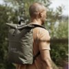 Lennon Roll-Top Recycled PU Backpack rugzak Lennon Roll-Top Recycled PU Backpack rugzak