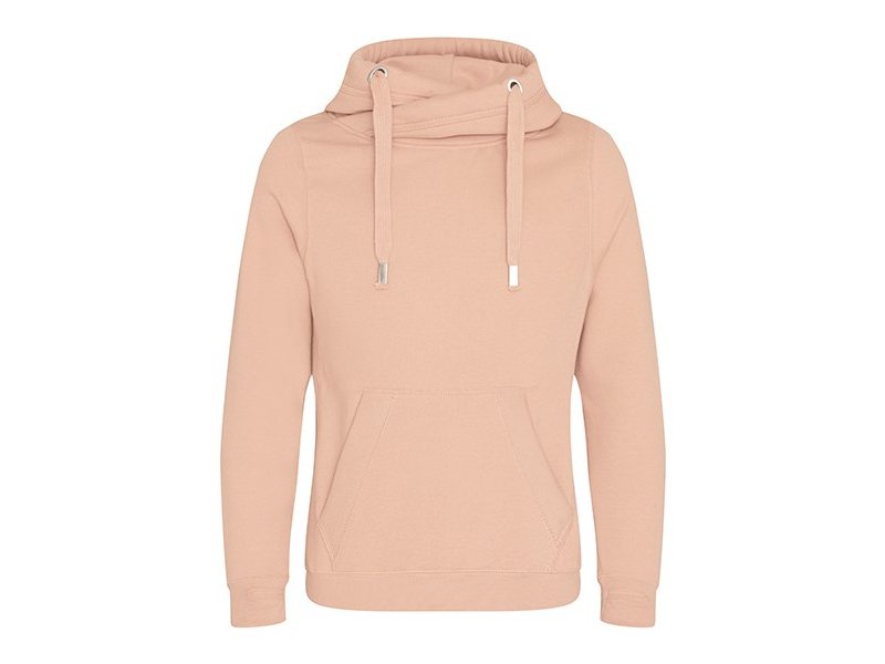 Just Hoods - Cross Neck Hoodie Just Hoods - Cross Neck Hoodie