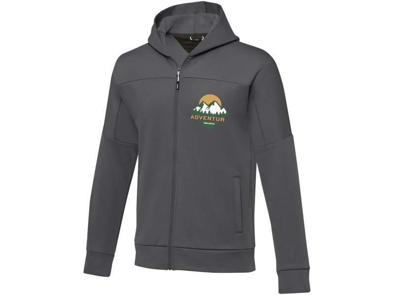 Nubia gebreid performance heren jas met volledige rits