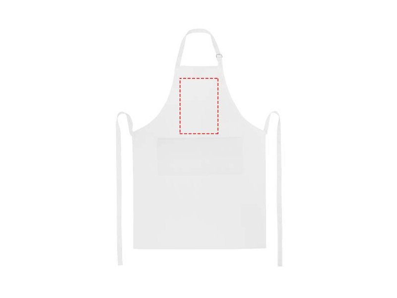 Andrea schort van 240 g/m² met verstelbare nekband - Totziens Promotions