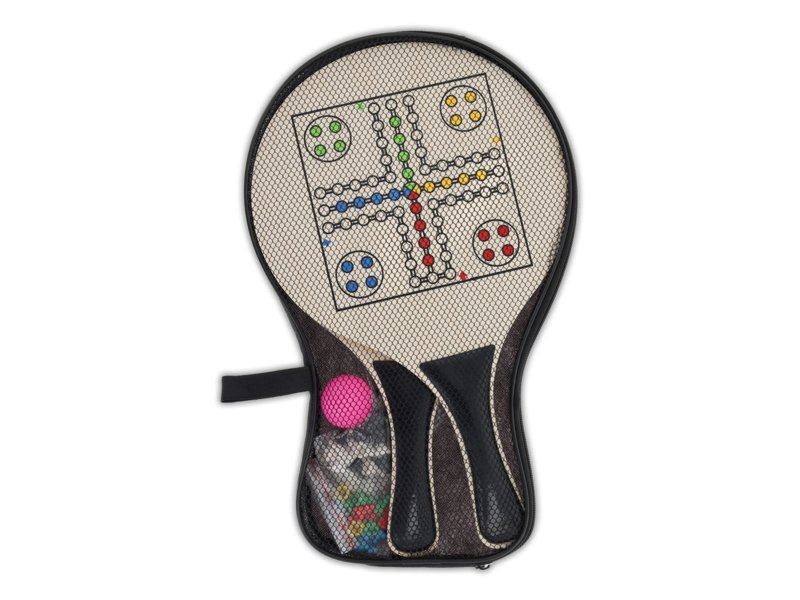 MDF strand tennis set met gezelsschapsspellen MDF strand tennis set met gezelsschapsspellen