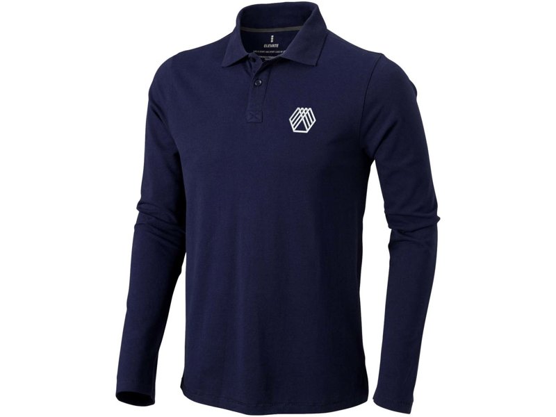 Lange mouwen heren polo » Elevate Oakville | Promotieartikelen