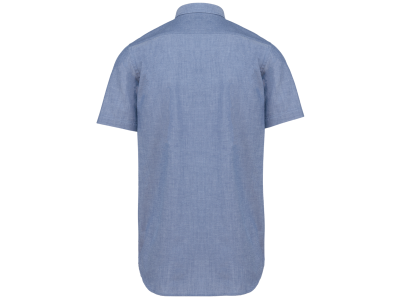 Kariban Heren oxford overhemd korte mouwen