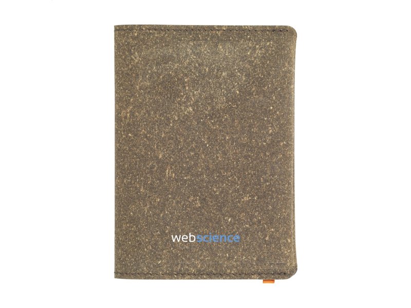 Recycled Leather Passport Holder paspoorthoesje