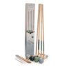 Houten croquet set