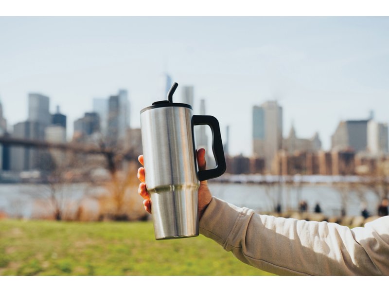 Luxe drinkbeker embrace rvs 900ml Luxe drinkbeker embrace rvs 900ml