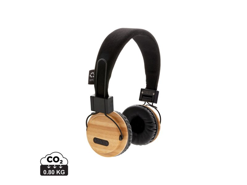 Bamboe draadloze hoofdtelefoon Bamboe draadloze hoofdtelefoon