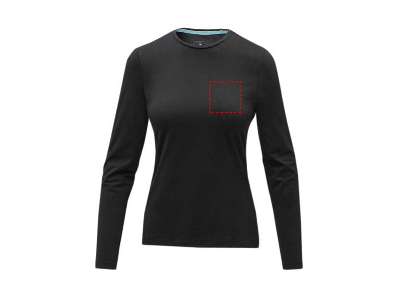 Ponoka biologisch dames t-shirt met lange mouwen| TotZiens Ponoka biologisch dames t-shirt met lange mouwen| TotZiens