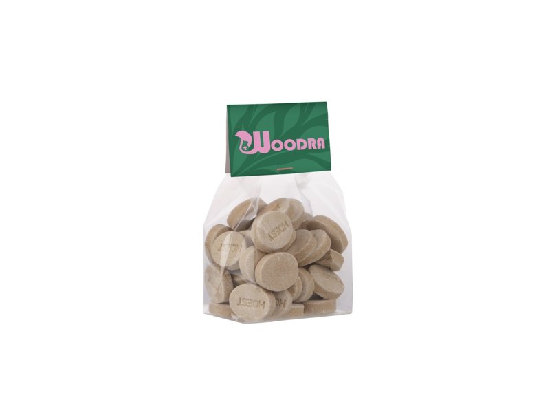 Blokzakje kopkaartje 100 gram snoep