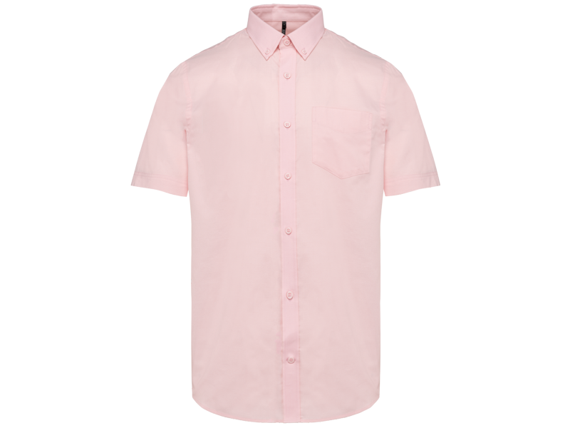 Kariban Heren oxford overhemd korte mouwen
