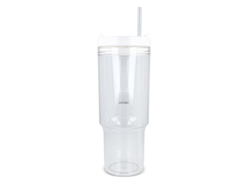 Miami beker met handvat transparant 1.2 L R-PET