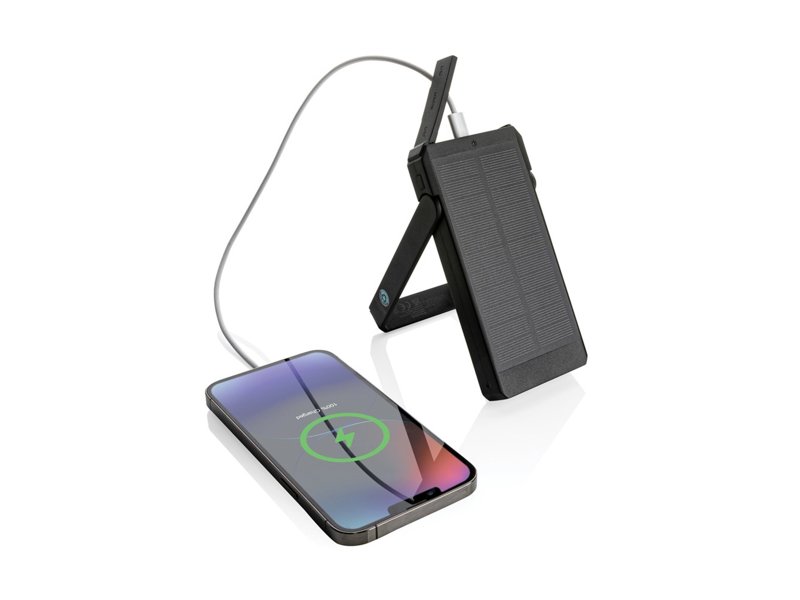 Skywave RCS gerecyclede kunststof zonne-powerbank 10000 mAh