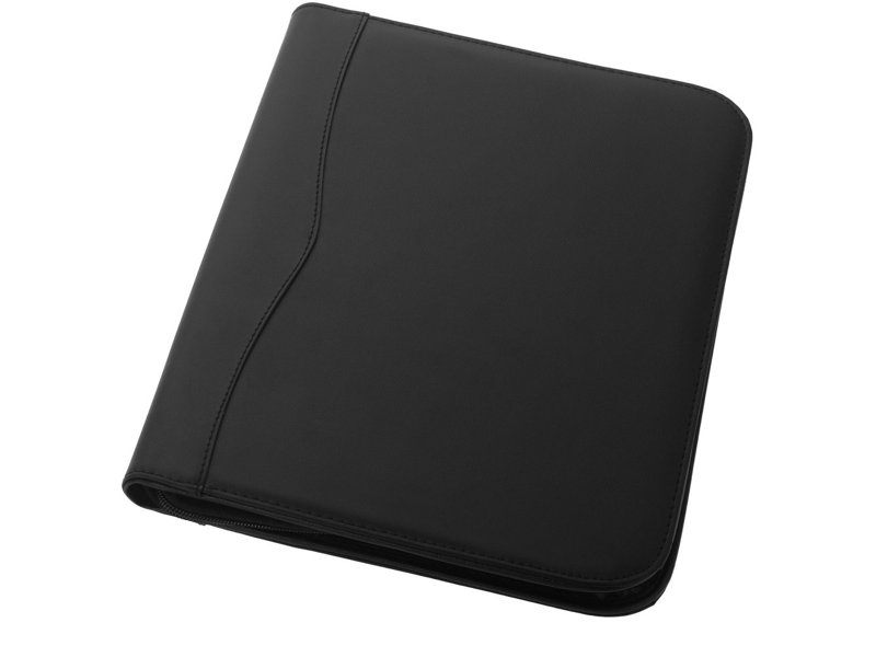 Ebony A4 portfolio met ritssluiting