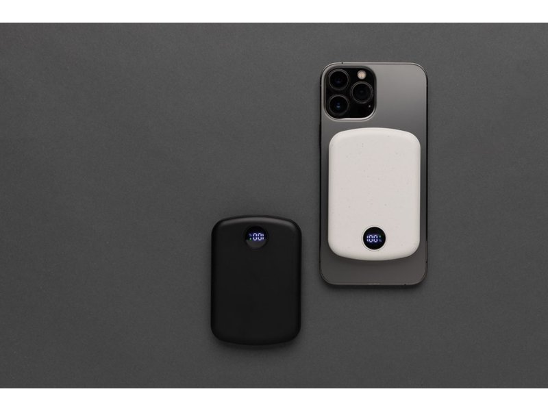 MagBoost gerecycled plastic 5000 mah magnetische powerbank