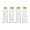 Waterdrop Roestvrijstalen Fles met Bamboe dop 600ml Waterdrop Roestvrijstalen Fles met Bamboe dop 600ml