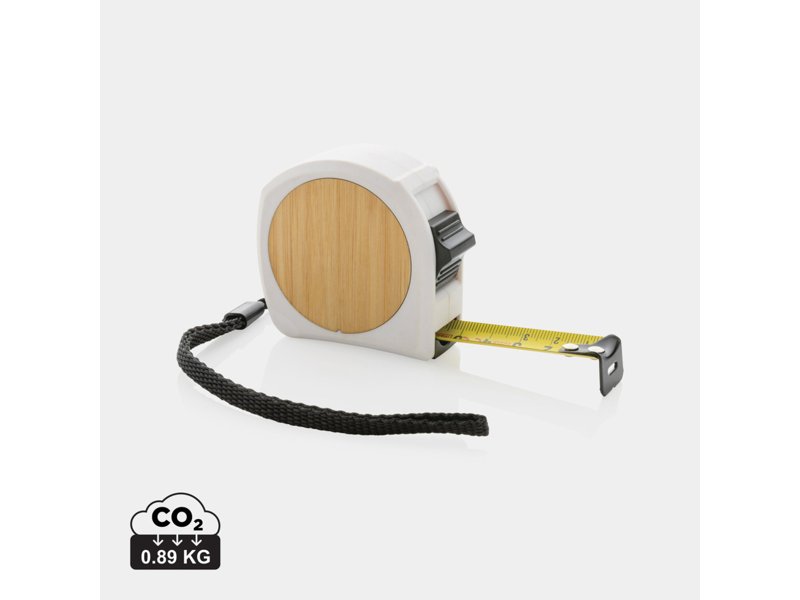 RCS gerecycled plastic bamboe rolmaat 5M/19mm